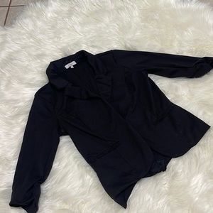 Black blazer with quarter sleeves